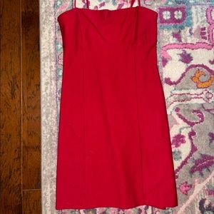 Spaghetti strap body con mini dress.